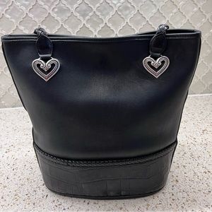 Brighton Vintage Caroline Tote - Black on Black